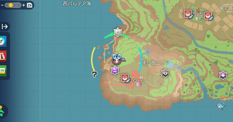 ルチャブルの出現場所・マップ