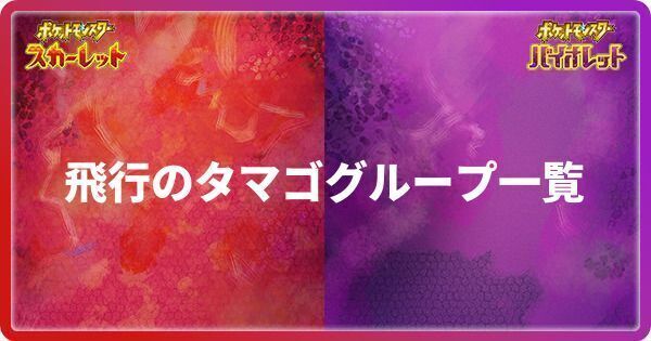 飛行のタマゴグループ一覧