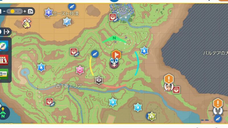 ナカヌチャンの出現場所・マップ