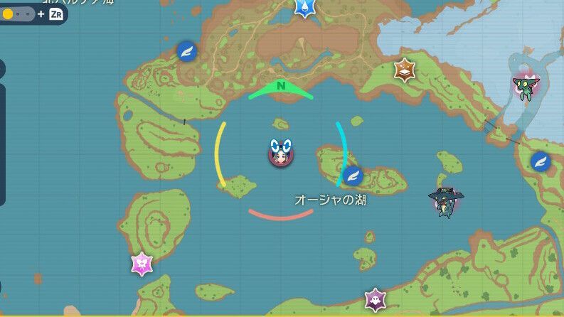 ヤドランの出現場所・マップ