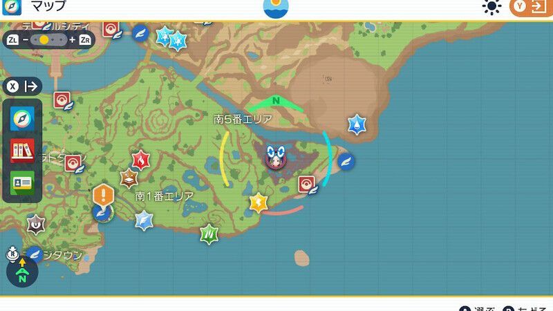 カラミンゴの出現場所・マップ