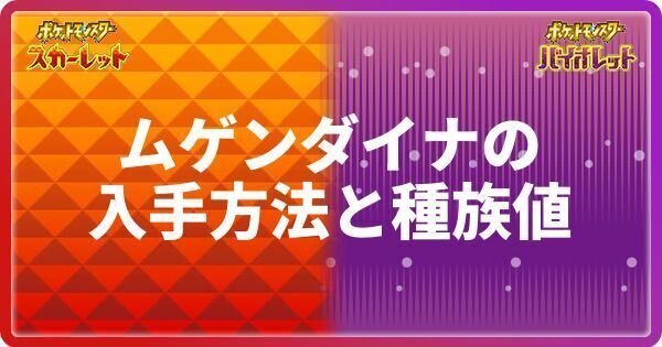 ムゲンダイナの種族値