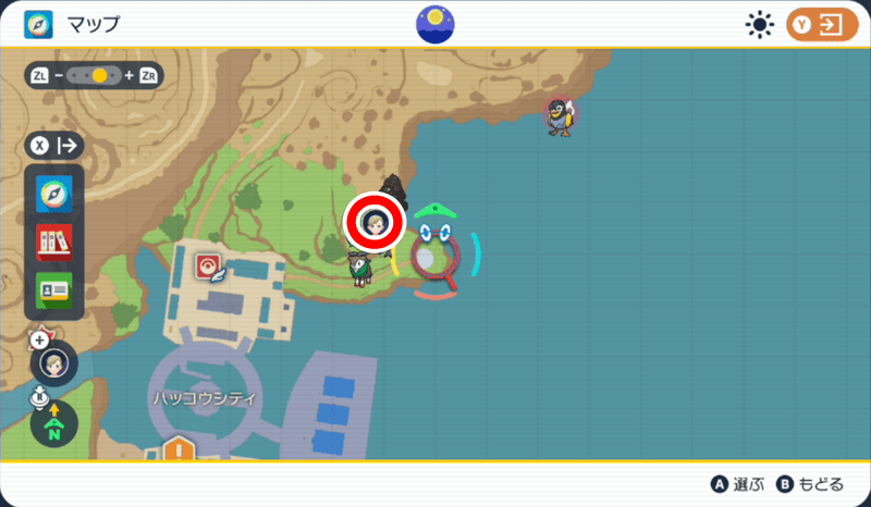 青の杭のマップ1