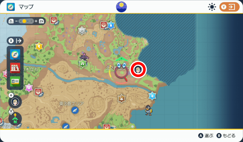 青の杭のマップ2