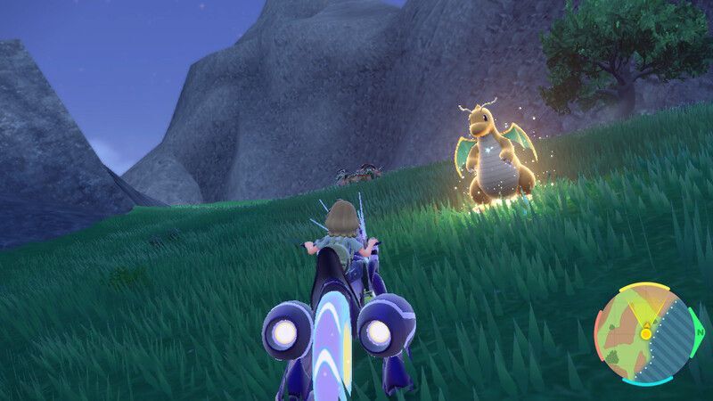 カイリューがいる周囲の様子