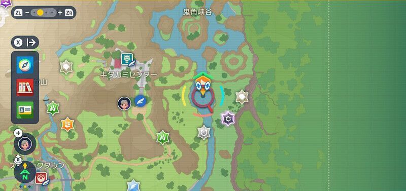 ニョロゾの出現場所・マップ