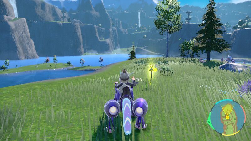 黄色の杭がある周囲の様子5