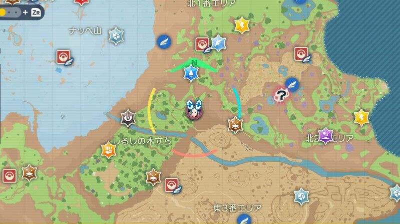 タギングルの出現場所・マップ