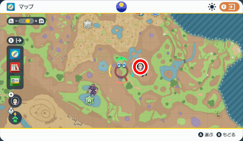 青の杭のマップ3