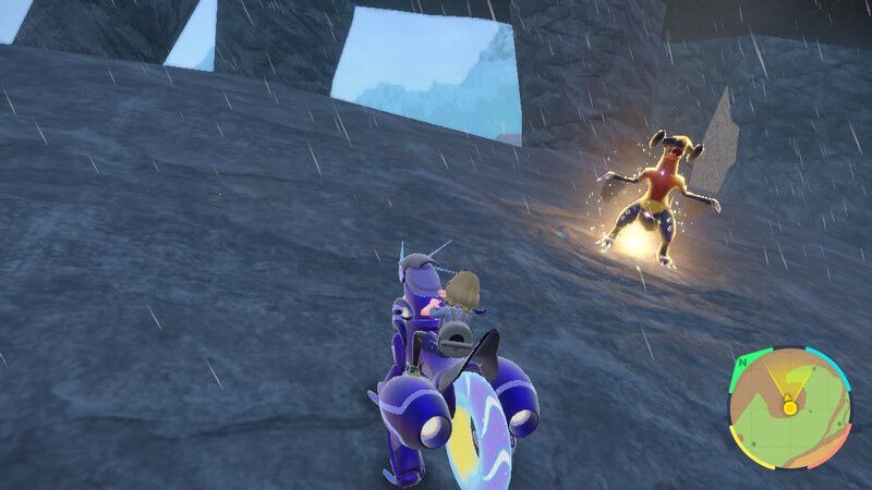 ガブリアスがいる周囲の様子