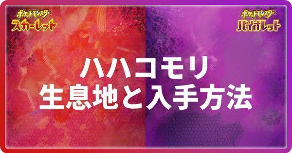 ハハコモリの生息地と入手方法