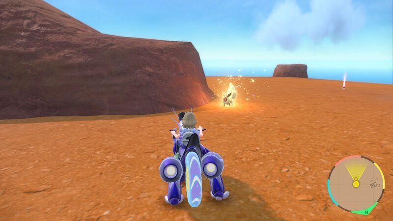 ブースターがいる周囲の様子