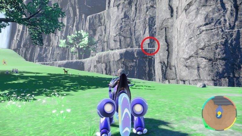 エリアゼロの初期位置付近