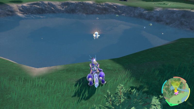 ヌオーがいる周囲の様子