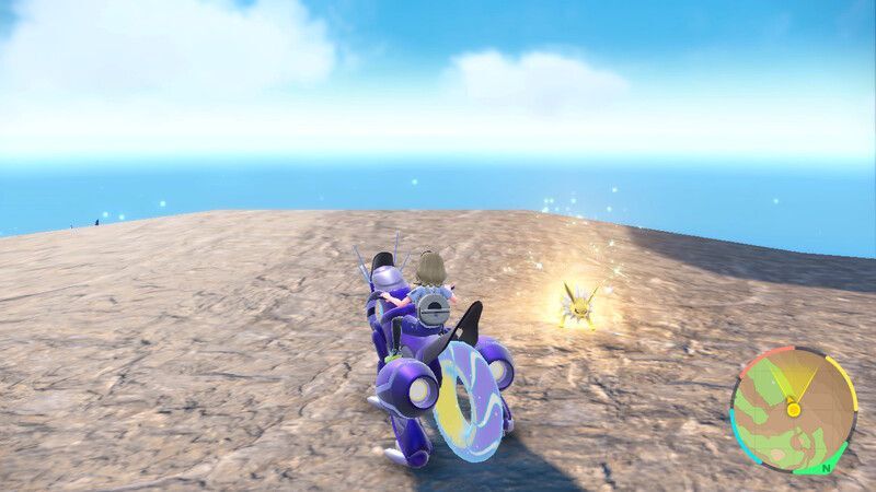 サンダースがいる周囲の様子