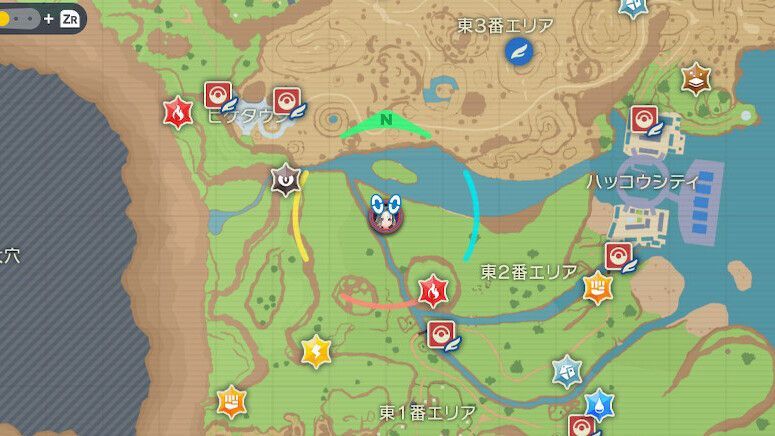 パルデアケンタロスの出現場所・マップ