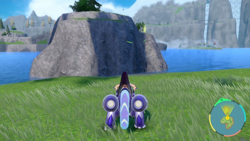 黄色の杭がある周囲の様子4