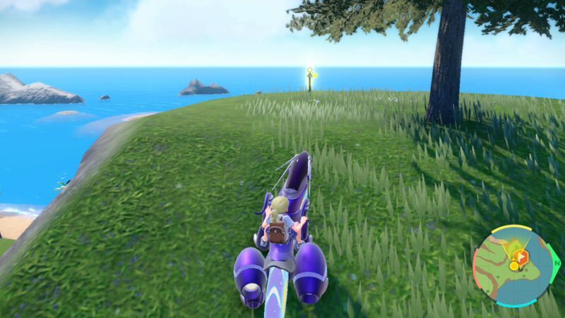 黄色の杭がある周囲の様子6