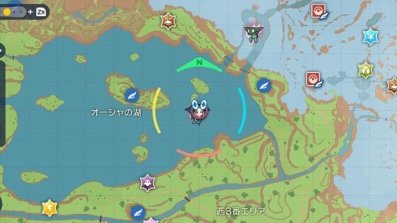 カジリガメの出現場所・マップ