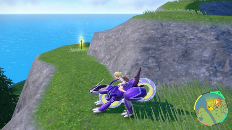 黄色の杭がある周囲の様子7