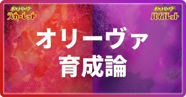 オリーヴァの育成論