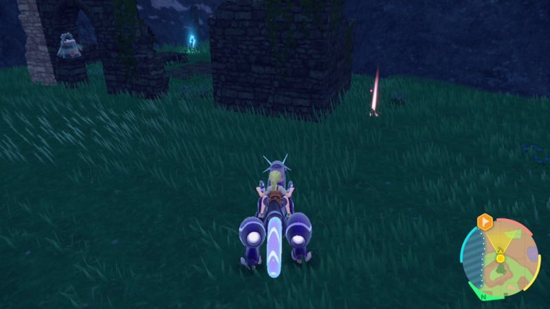 青の杭がある周囲の様子2