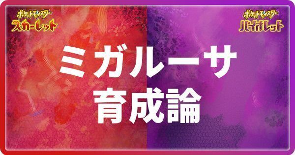 ミガルーサの育成論と対策