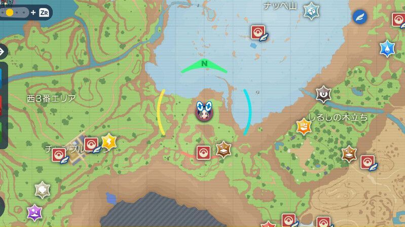 クエスパトラの出現場所・マップ