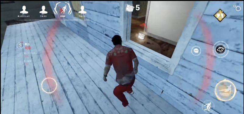 タイミング良く板を倒すとキラーの動きを止められる