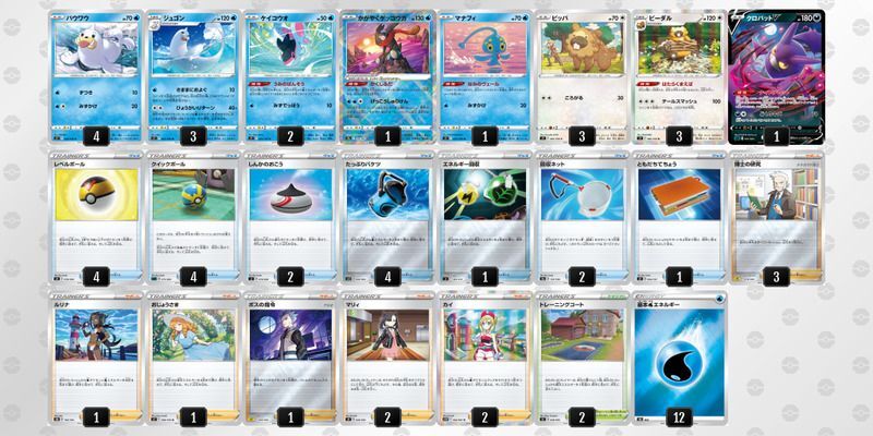 きままにおよぐのデッキレシピ