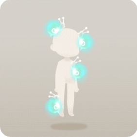 全身くっ付きカタツムリ