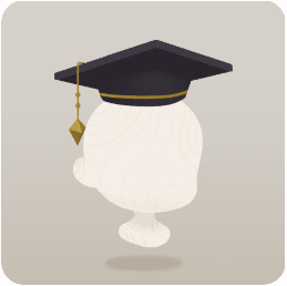 天文学者の角帽