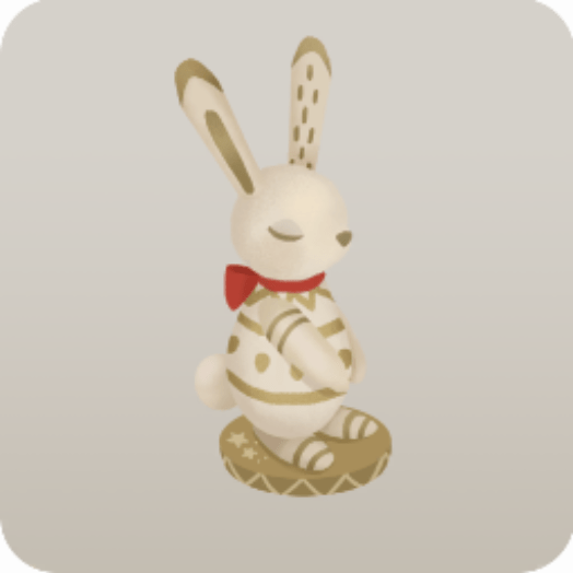 クリスマスオーナメント・ウサギ