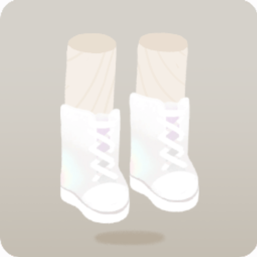 砂丘を渡る厚底シューズ