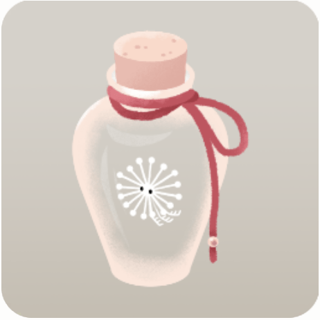 ケセランパサランの瓶