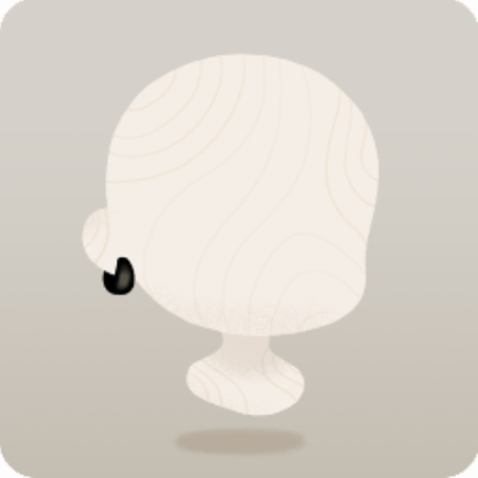 黒いリングのピアス