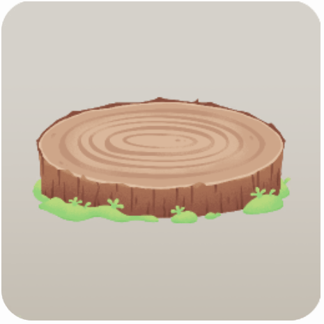 大きな切り株