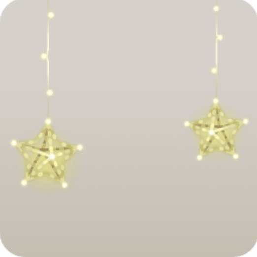 聖夜の星のオーナメント・大