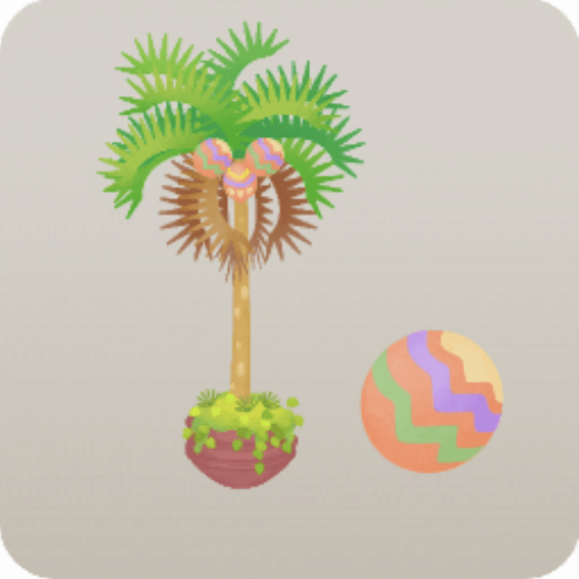 楽園のヤシの木