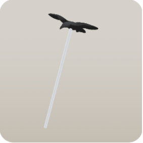 カラスのミニチュア