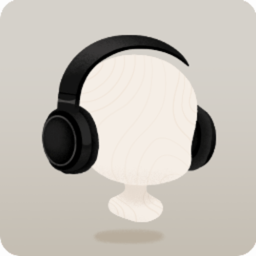 黒いヘッドホン