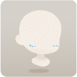 輝くチーククリスタル