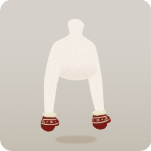 アットホームクリスマスミトン