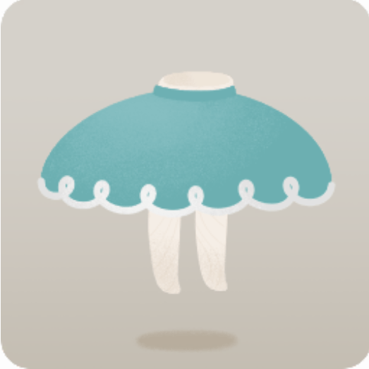 人形のブルースカート