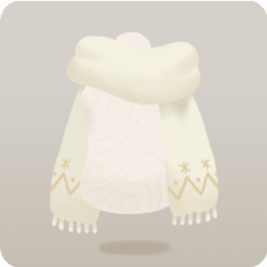 アットホームホワイトマフラー