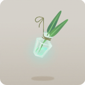 葉っぱ入りの瓶