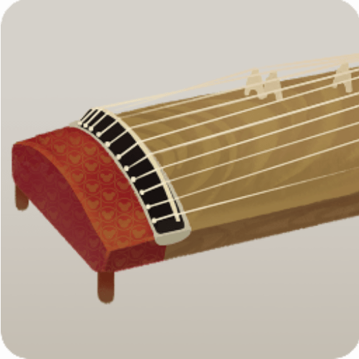 ミニチュアの琴