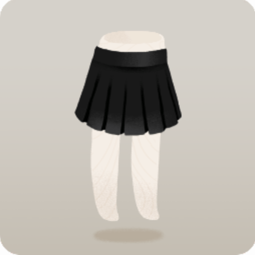 モノトーンプリーツスカート