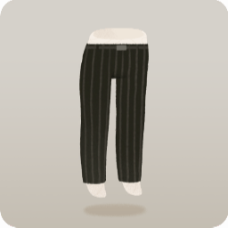 フォーマルなストライプパンツ