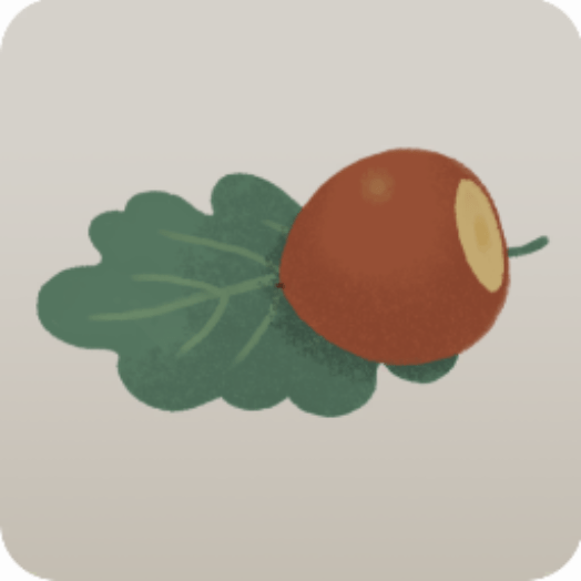 樫の葉とどんぐり